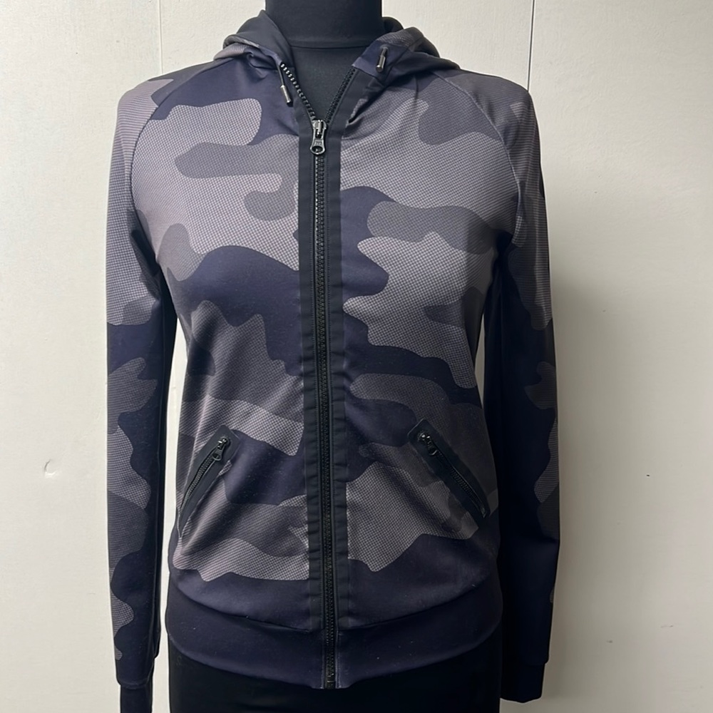 Ultracor lined jacket in grey and blue/purple.